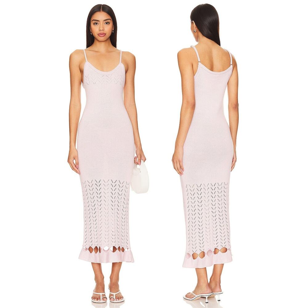 PEIXOTO Nora Knit Maxi Dress Beachy Vacation Summer Resortwear Party Spring S